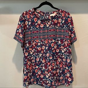 LOFT LOOSE FLORAL TOP!